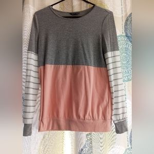 Shein color black long sleeve